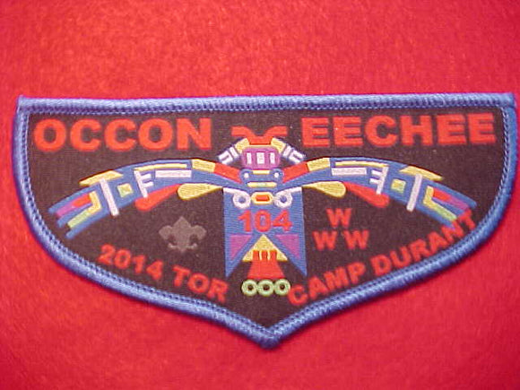 104 EW2014-7 OCCONEECHEE, 2014 TOR, CAMP DURANT