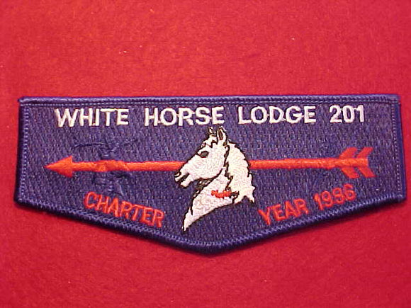 201 S1 WHITE HORSE, FIRST FLAP, CHARTER YEAR 1996