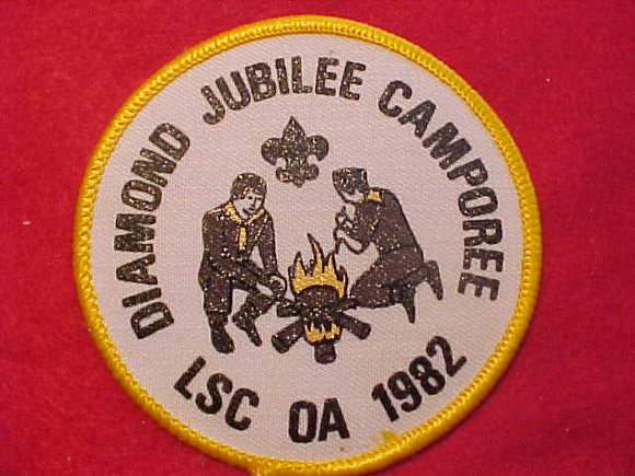 526 ER1982 NAHAK LODGE PATCH, 1982 DIAMOND JUBULEE CAMPOREE, LAKE SUPERIOR COUNCIL, NOT IN BLUE BOOK