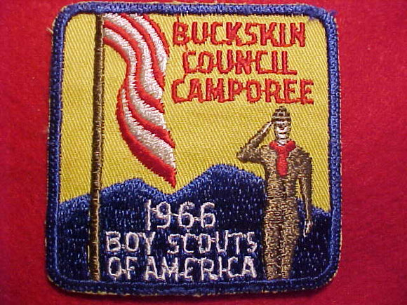 1966 ACTIVITY PATCH, BUCKSKIN COUNCIL CAMPOREE