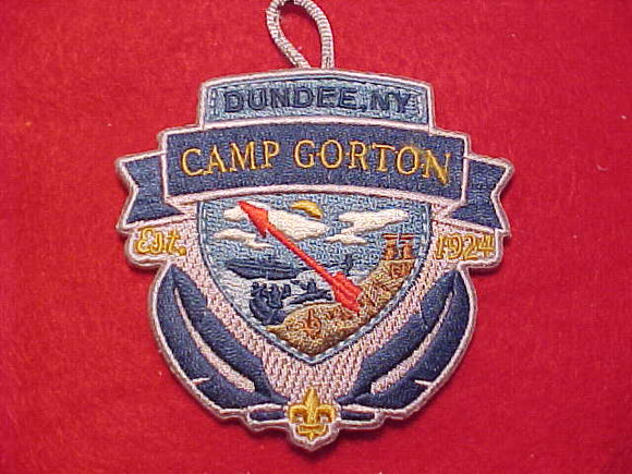 GORTON CAMP PATCH, DUNDEE, NY, EST. 1924