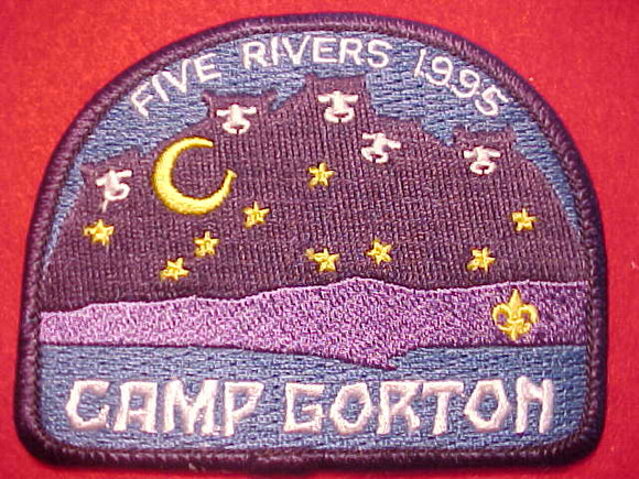 GORTON CAMP PATCH, 1995, FIVE RIVERS COUNCIL