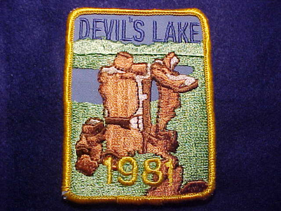 DEVIL'S LAKE CAMP PATCH, 1981