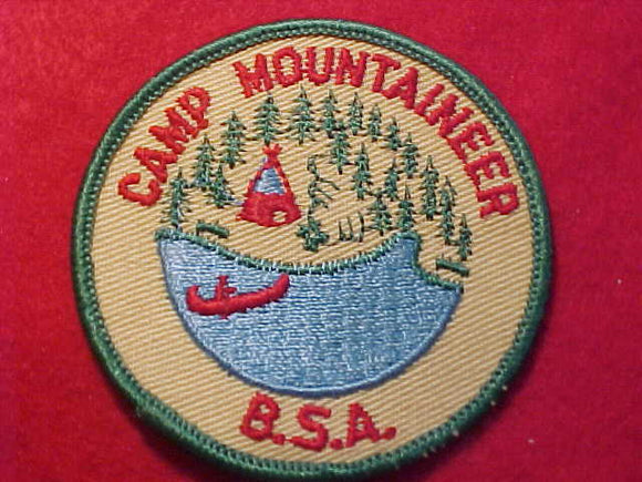 MOUNTAINEER CAMP PATCH, 1960'S