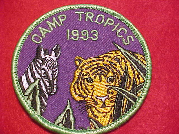 TROPICS CAMP PATCH, 1993
