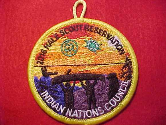 HALE SCOUT RESV. PATCH, 2016, INDIAN WATERS COUNCIL