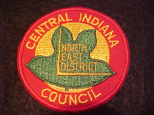 NORTH EAST DISTRICT, CENTRAL INDIANA COUNCIL, 76MM ROUND