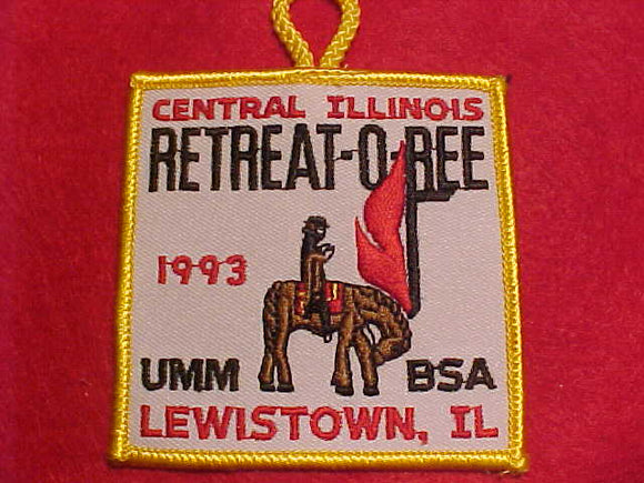 RETREAT-O-REE PATCH, 1993, CENTRAL ILLINOIS,  UNITED METHODIST