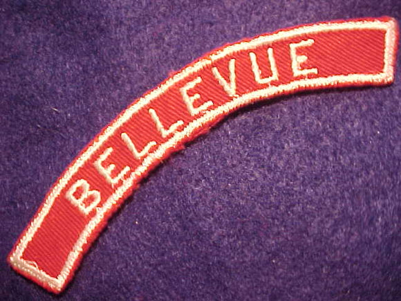 BELLEVUE RED/WHITE CITY STRIP, USED