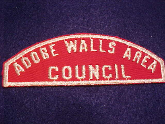 ADOBE WALLS AREA/COUNCIL RED/WHITE STRIP, MINT