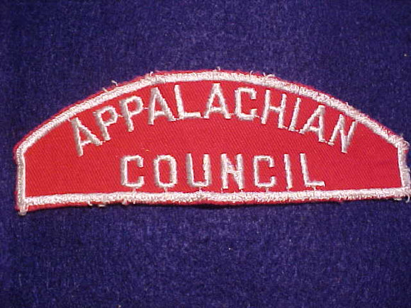 APPALACHAIN/COUNCIL RED/WHITE STRIP, USED
