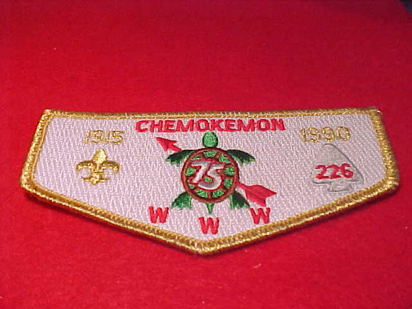 226 S17 Chemokemon, OA 75th Anniv., 1915-1990