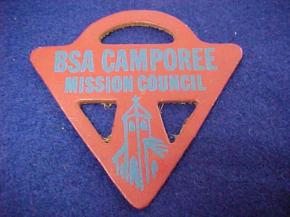 1950'S N/C SLIDE, MISSION COUNCIL CAMPOREE, LEATHER