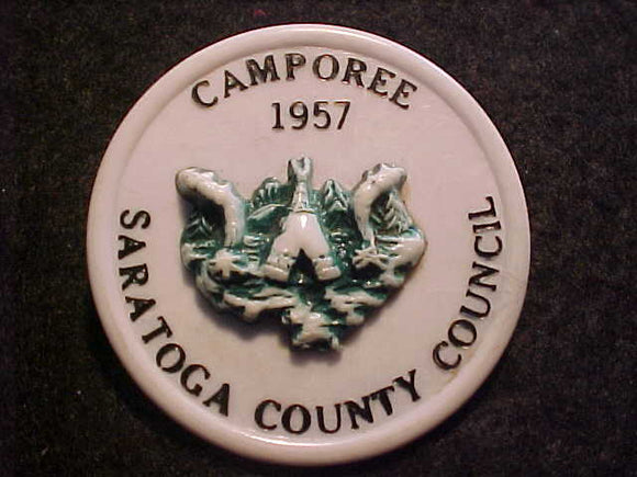 1957 N/C SLIDE, SARATOGA COUNTY COUNCIL CAMPOREE, PLASTIC