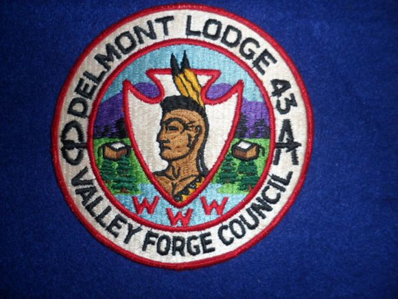 Lodge 43 Delmont J1 Merged 1996 Used Jacket Patch