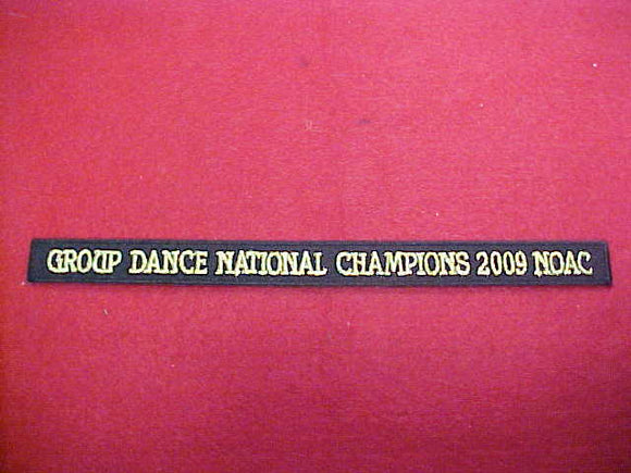 134 X15? Tsali, Group Dance National Champions, 2009 NOAC, segment to jacket patch