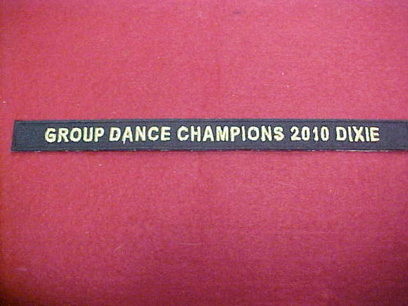 134 X21? Tsali, Group Dance Champions, 2010 Dixie, segment to jacket patch