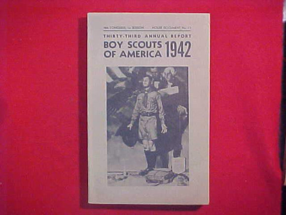 1942 BSA THIRTY-THIRD ANNUAL REPORT