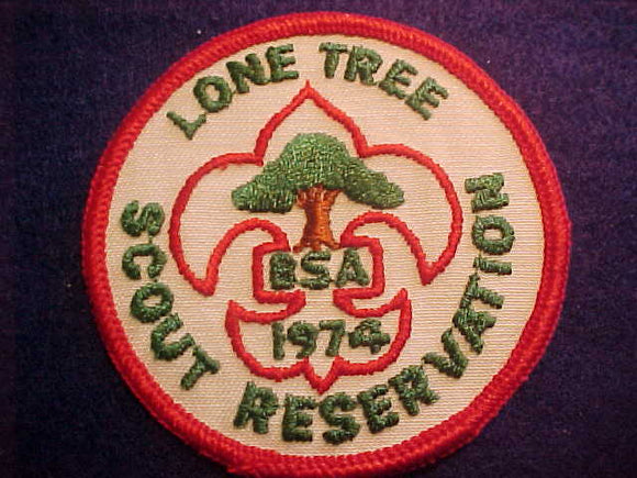 LONE TREE SCOUT RESERVATION, 1974