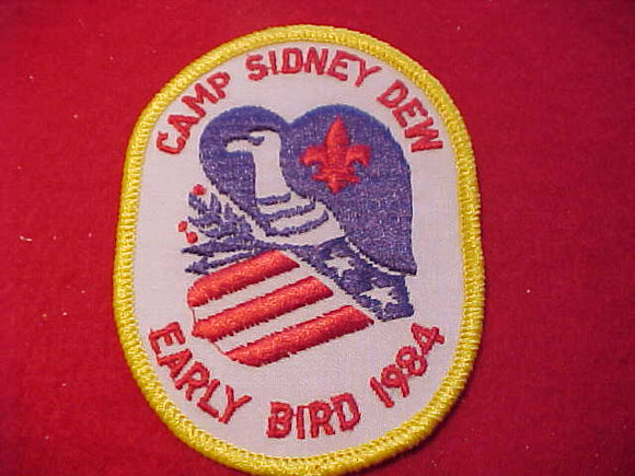 SIDNEY DEW, 1984, EARLY BIRD, NORTHWEST GEORGIA C.