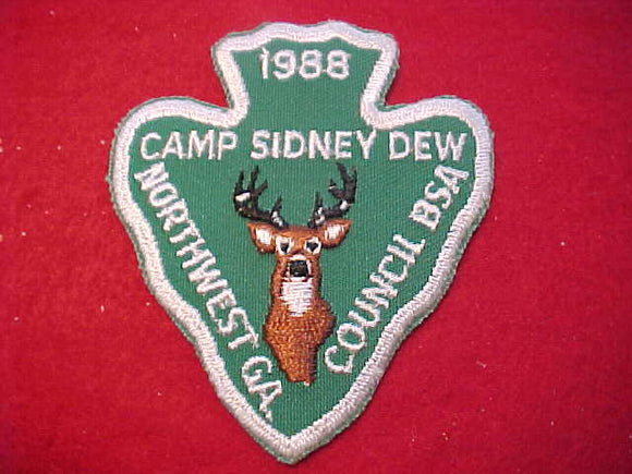 SIDNEY DEW, 1988, NORTHWEST GEORGIA C.
