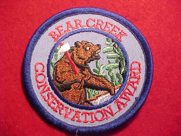 BEAR CREEK CONSERVATION AWARD