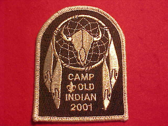 OLD INDIAN CAMP PATCH, 2001, FUNDRAISER, SMY BDR.
