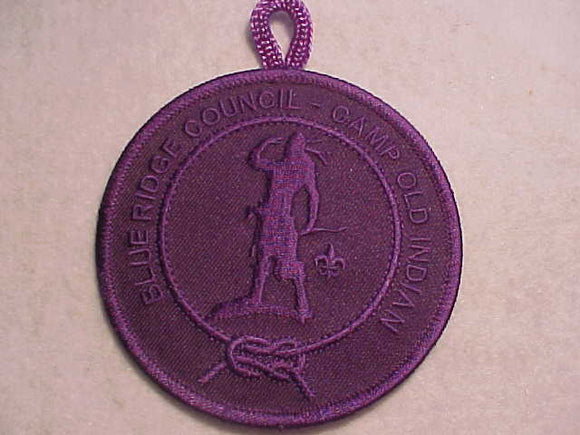 OLD INDIAN CAMP PATCH, FUNDRAISER, PURPLE GHOST