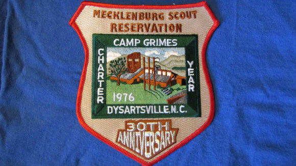 Mecklenburg Scout Reservation, Camp Grimes, 1976-2006, red border