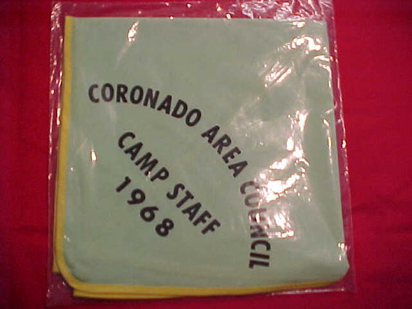 CORONADO AREA C. N/C, 1968, CAMP STAFF, MINT IN ORIG. BAG