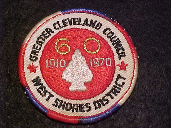 WEST SHORES DISTRICT, 1910-1970, GREATER CLEVELAND COUNCIL, USED