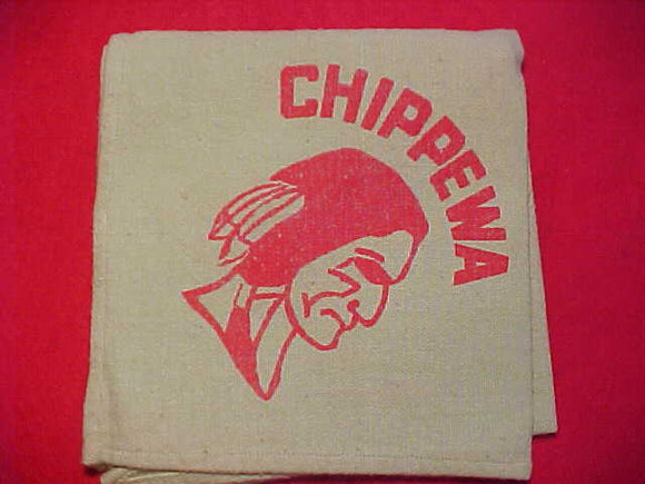 CHIPPEWA DISTRICT NECKERCHIEF, OTTAWA COUNCIL, 1950'S