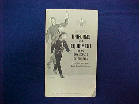 1962 OFFICIAL UNIFORMS AND EQUIPMENT OF THE BOY SCOUTS OF AMERICA,4