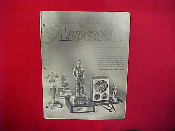 1972 BSA PRESENTATIONS AND AWARDS+ PRICE LIST,8.5