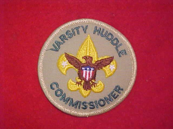 VARSITY SCOUT PATCH, VARSITY HUDDLE COMMISSIONER, 1989+