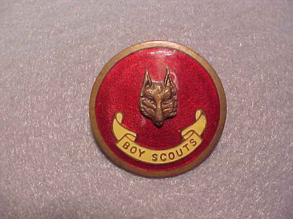 British Old Cub Leader pin, 37mm diam.