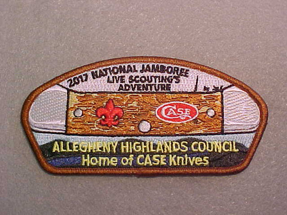 2017 NJ ALLEGHENY HIGHLANDS COUNCIL, HOME OF CASE KNIVES