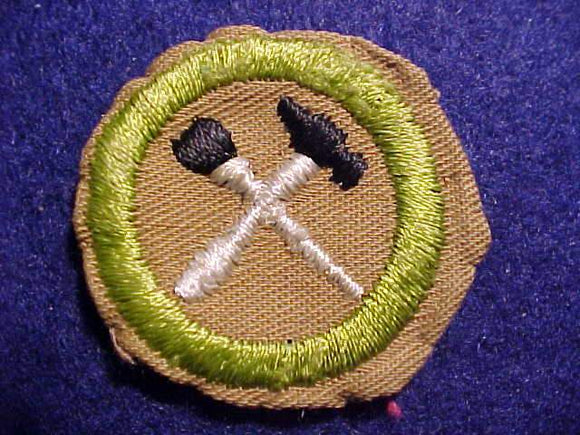 HOME REPAIRS FINE TWILL MERIT BADGE, WWII VARIETY, USED