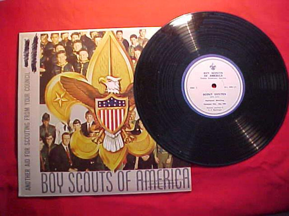 RECORD, 1964 BSA NATIONAL MEETING, CLEVELAND, OHIO, SCOUT QUOTES, PUBLIC RELATIONS SERVICE