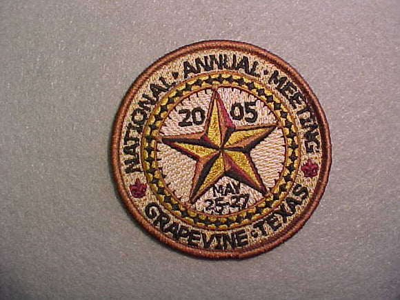 BSA 2005 NATIONAL ANNUAL MEETING,GRAPEVINE, TX PATCH