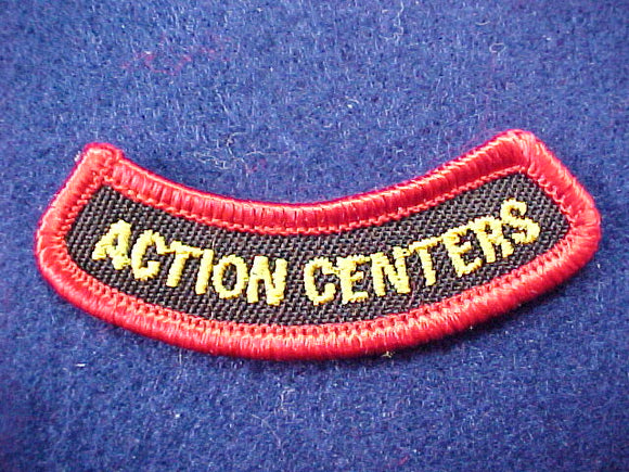 2001 activity segment, action centers