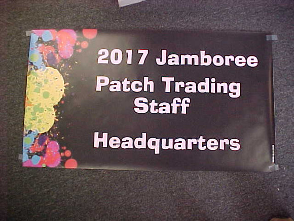 2017 NJ BANNER, PATCH TRADING STAFF HEADQUARTERS, 20X35