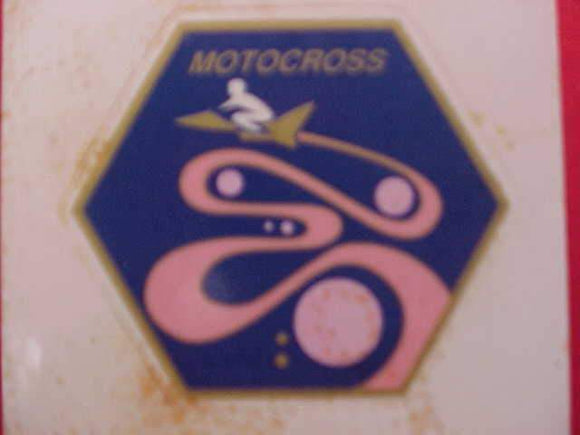 1989 NJ ACTIVITY STICKER, MOTOCROSS