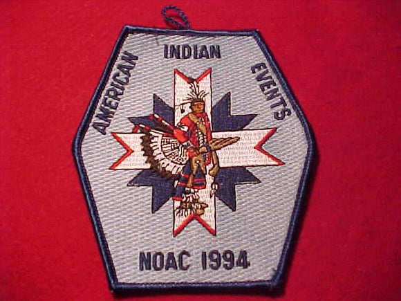 1994 NOAC PATCH, AMERICAN INDIAN EVENTS