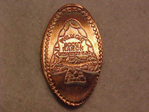 PHILMONT "SMASHED" PENNY/TOKEN, ELONGATED