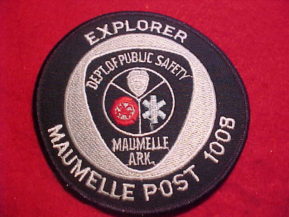 MAUMELLE, ARKANSAS DEPT. OF SAFETY PATCH, EXPLORER POST 1008