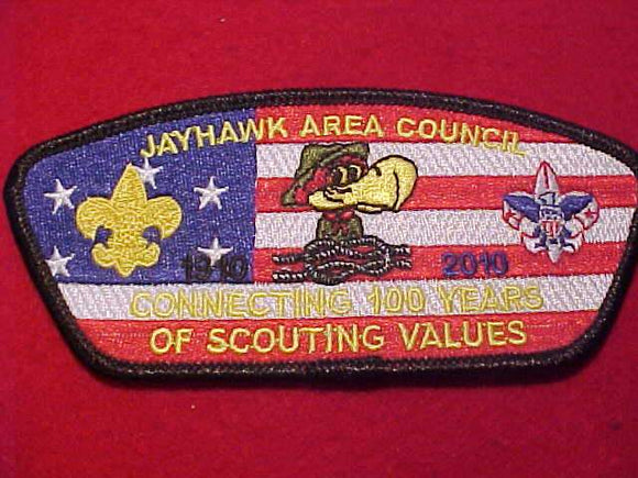 JAYHAWK AREA C. S-26, 2010, CONNECTING 100 YEARS OF SCOUTING VALUES