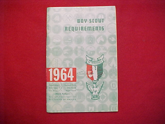 BOY SCOUT REQUIREMENTS, Sep-63
