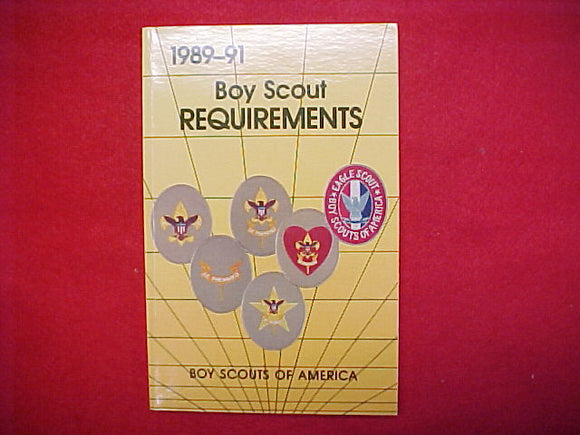 BOY SCOUT REQUIREMENTS, May-90