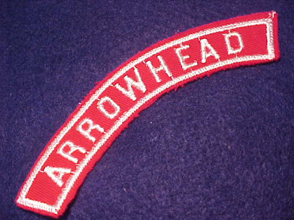 ARROWHEAD RED/WHITE CITY STRIP, MINT